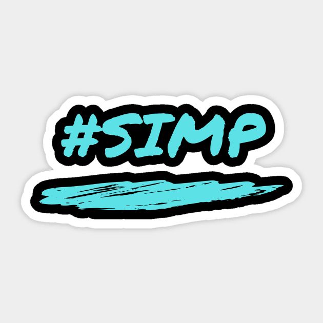 Simp v2 Sticker by Just In Tee Shirts